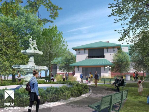 Eckhart Public Library New Library Entrance Rendering